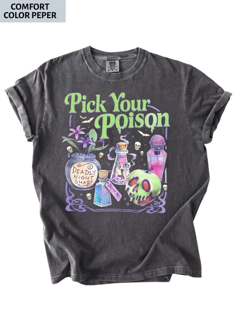 Comfort Colors 'Pick Your Poison' Graphic Tee - Black